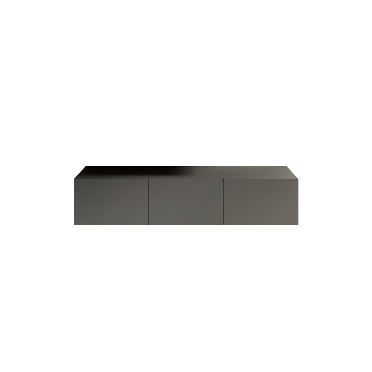 Cc0648W102 Bathroom Floating Cabinet, Wall Mount Tv Stand, Space Gray Wall Mounted Storage Cabinet For Small Space Gray 3 Soft Close Doors Bathroom Wall Mounted Modern Engineered Wood