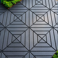 27 Pack Plastic Interlocking Deck Tiles 12