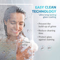 56 To 60 In. W X 76 In. H Double Sliding Frameless Soft Close Shower Door With Premium 3 8 Inch 10Mm Thick Tampered Glass And Easy Cleaning Coating In Brushed Nickel 23D02 60Bn Brushed Nickel