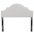 Queen&Full Sized Headboard Queen Light Grey Fabric