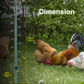 Fence Posts 5Feet 5Pack, Heavy Duty Metal Fence Post With U Channel, Steel Fence U Post For Holding Garden Wire Fence, Corner Anchor Posts Etc. Green Steel