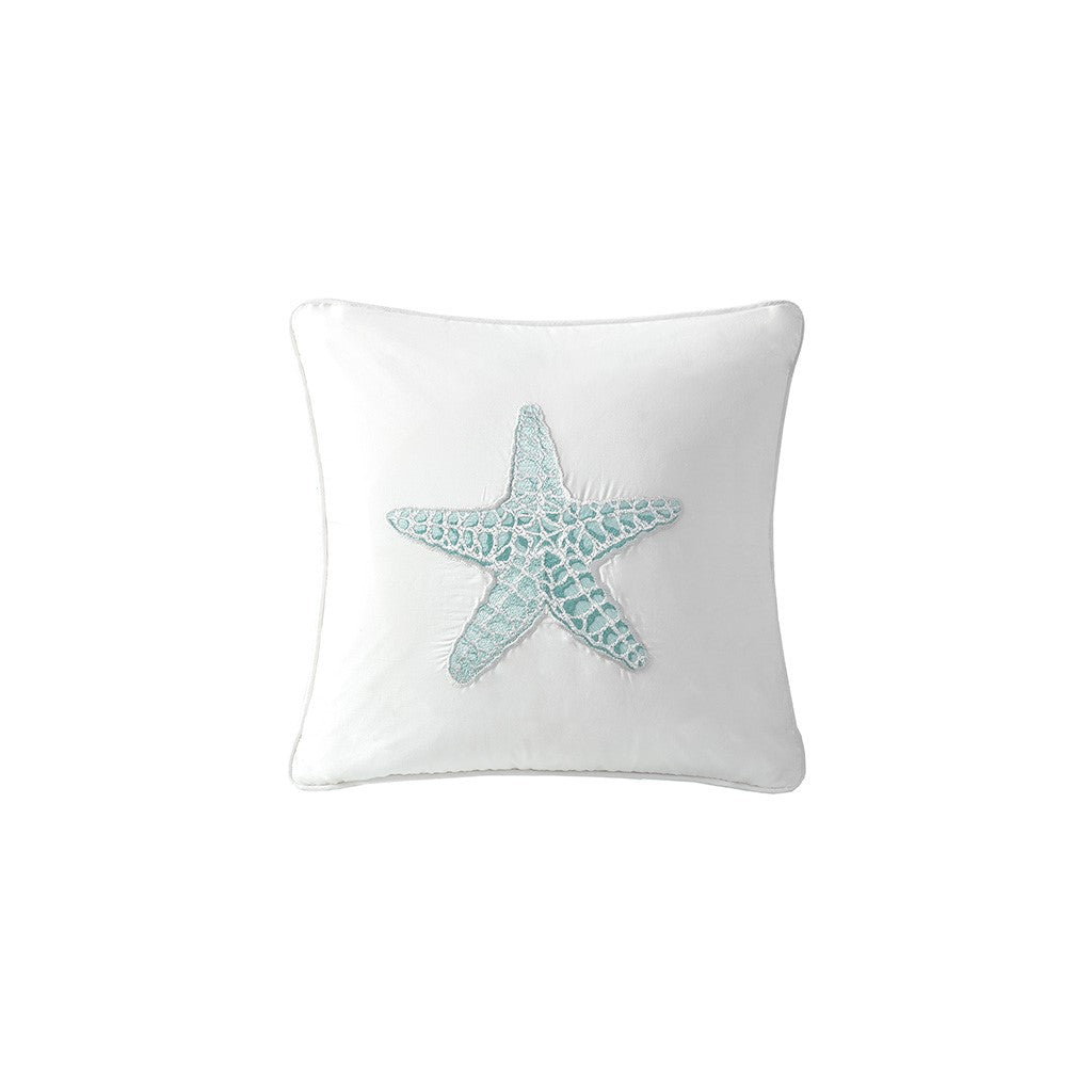 Square Pillow White 16X16" White Cotton