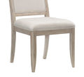 Modern Contemporary Side Chairs Set Of 2, Upholstered Seat And Back Gray Finish Wooden Furniture Gray Dining Room Contemporary,Modern Side Chair Wood