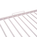Metal House Bunk Bed, Twin Over Full, Pink Full Pink Metal