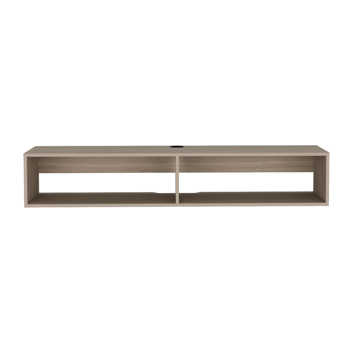 Floating Tv Stand Moore, Living Room, White Oak White Oak 60 69 Inches Engineered Wood