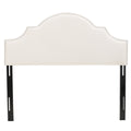 Queen&Full Sized Headboard Ivory Fabric