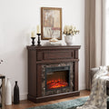 Electric Fireplace With Mantel,Fireplace Mantel Surround With 23