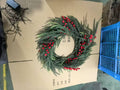 108'' In. Lighted Faux Spruce Garland 2Pcs Frosty Green American Design Pine
