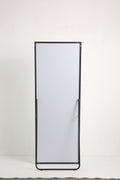 65*24 Inch Floor Mirror Full Length Mirror Ultra Thin Aluminum Alloy Frame Modern Style Standing Hanging Mirror Wall Mounted Mirror Gold Gold Clear Glass Metal