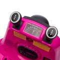 12V Kids Ride On Bumper Car W Parents Control,Rotate 360 Degrees,Two Handed Switch For Direction Control,Bumper Strip,Light Belt,Mp3 Music,Bluetooth,Provide A Speed Of 0.75Mph For Kids Of 2 5 Rose