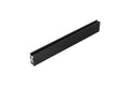 Top Rail Only, Stainless Steel Top Track With Buffer For Shower Door, 24D02P03 T60Mbx Matte Black Stainless Steel
