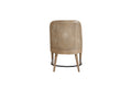 Cane Backed Host Chair In Sand Colored Finish Set Of 2 Sand Solid Wood Mdf