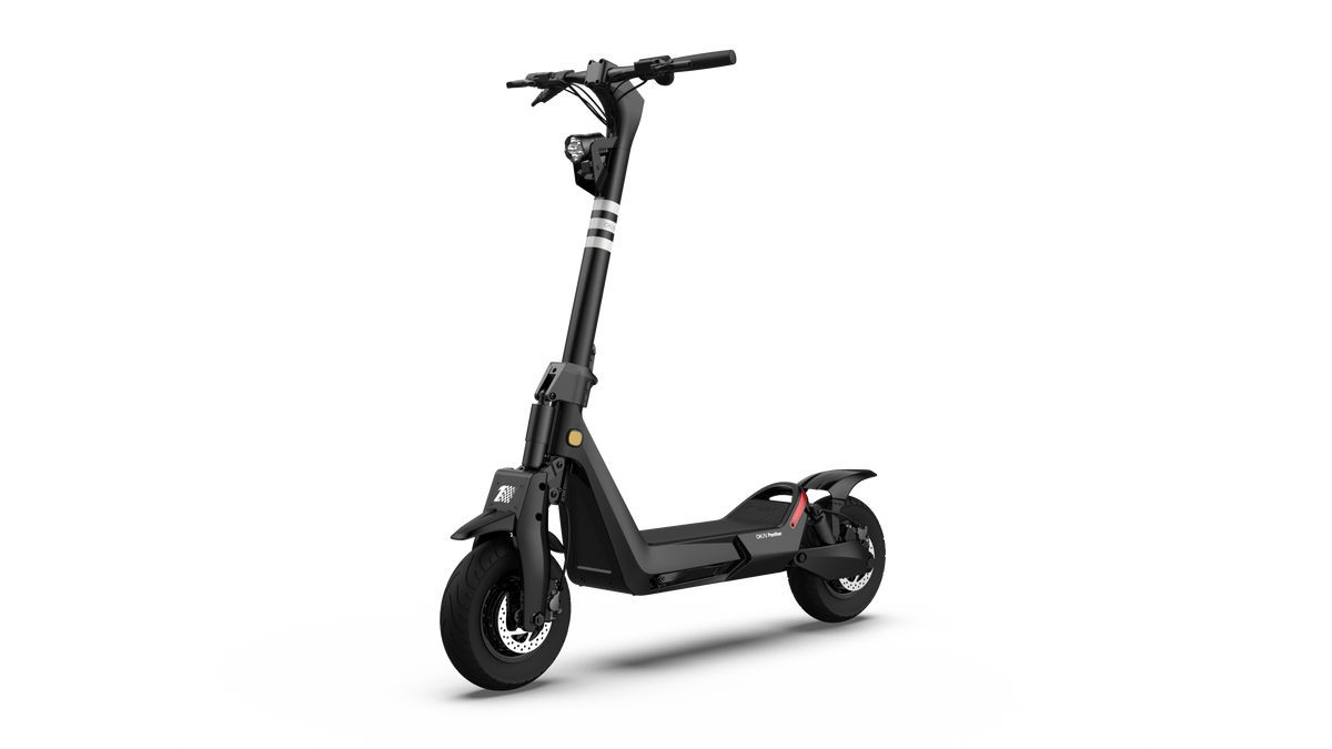 Super Electric Scooter W 31 Mi Max Range & 37 Mph Max Speed Black Black Aluminum