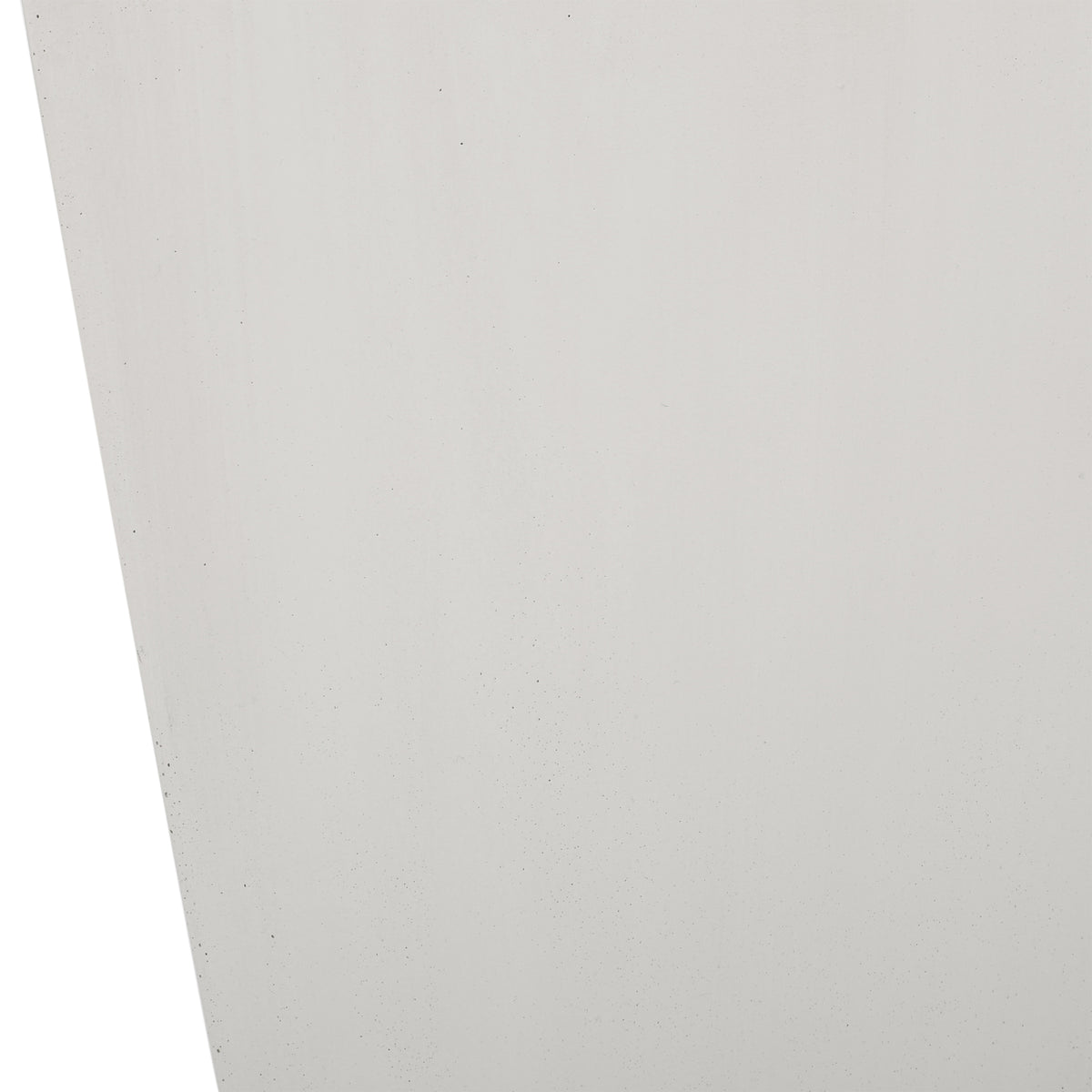 13" Outdoor Modern Mgo Small Cast Stone Planter, White Matte White Magnesium Oxide