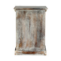 Wooden Nightstand With 1 Drawer 1 Door White Wood