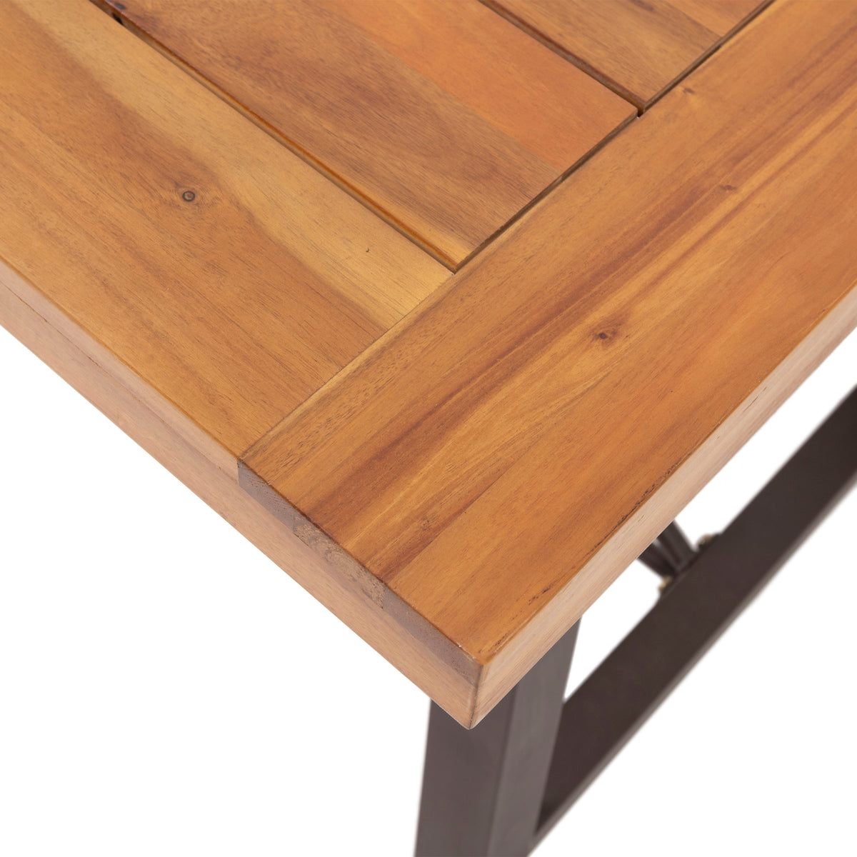 Catriona 3 Piece Wood Outdoor Dining Set Teak Acacia Wood