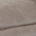 Isabella Recliner Chair Sand Light Brown Faux Leather