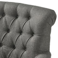 Club Chair Dark Gray Fabric