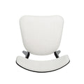 Dining Chair Set Of 2 Light Beige Fabric