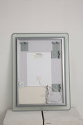 48*32 Inch Bathroom Mirror With Led Lightsanti Fog Lighted Vanity Mirrors For Wall Mounted, 3 Colors And 5 Level Dimmable, Horizontal Vertical Clear Modern Glass