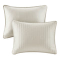 3 Piece Quilt Set Cream King Cal King King Cream Cotton