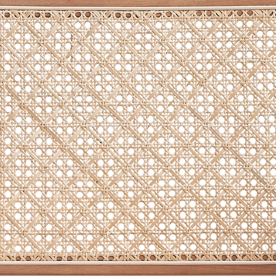 Beige And Natural Accent Chair Natural Primary Living Space Modern Wood Rattan