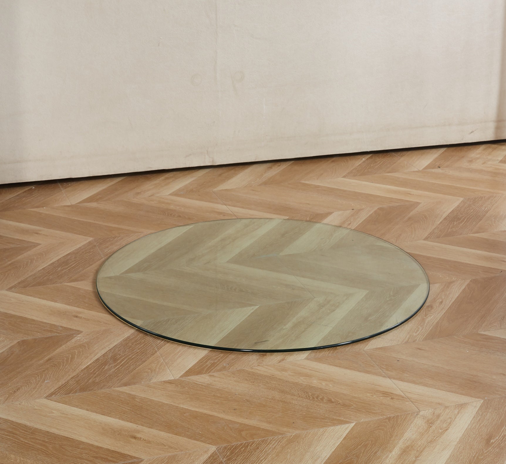 Tempered Clear Glass Top,60Cm Clear Glass