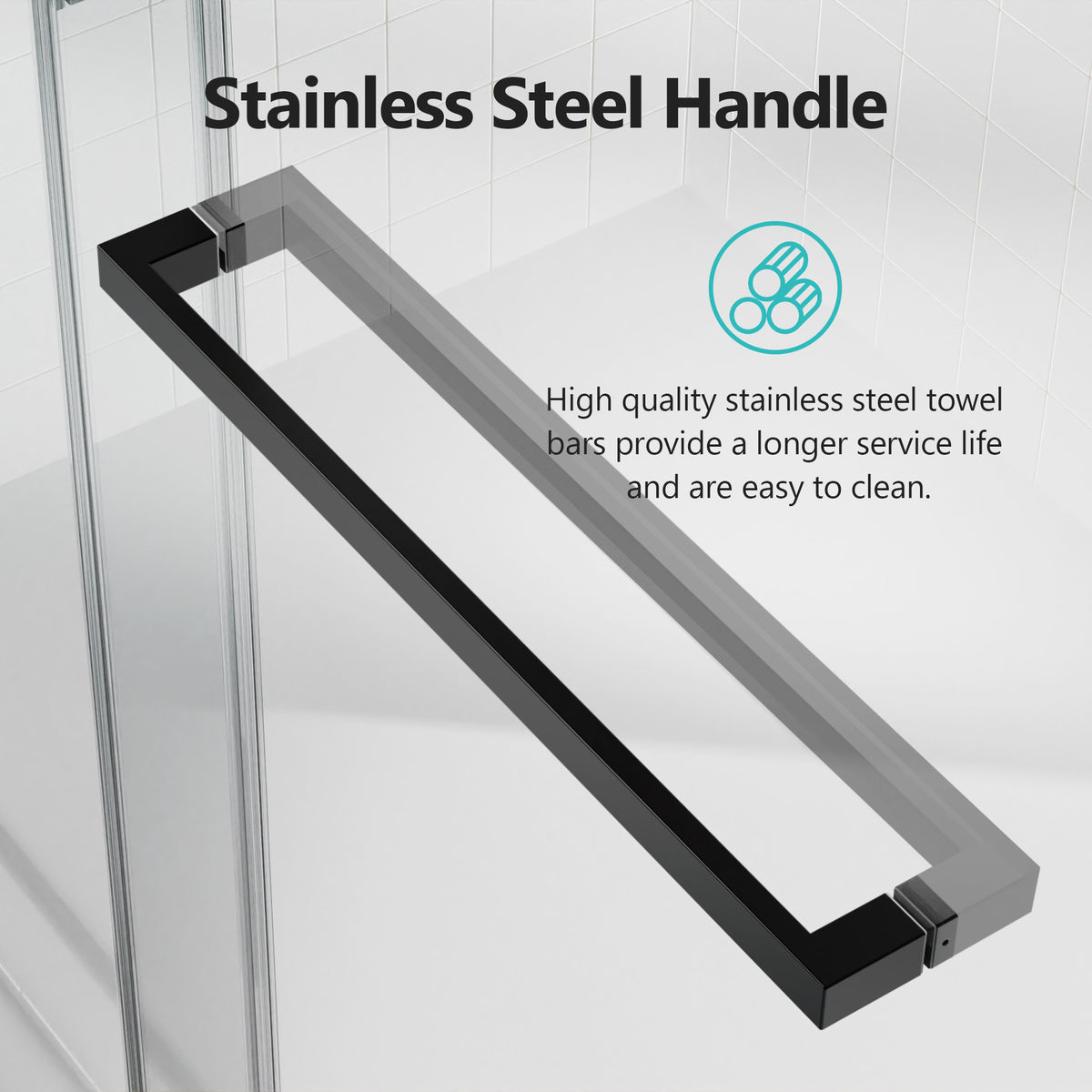 56 60 Inches W *76 Inches H Frameless Double Sliding Soft Close Shower Door In Matte Black,3 8 Inches 10Mm Thick Sgcc Tempered Glass Door Black Glass Metal
