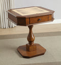 Bishop Cherry Finish Reversible Chess Checker Game Table W Game Tray Chess Fingures Not Included Cherry Synthetic Wood