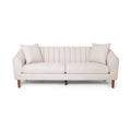 66957.00Abge 3 Seater Sofa A Carton Beige Brown Wood Primary Living Space Foam Fabric 3 Seat