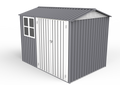 Storage Shed 6 X 8 Ft Large Metal Tool Sheds With Window Grey Rectangular None Garden & Outdoor Modern Year Round Use Anchored Metal