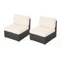 Santa Cruz 4Pc Set Grey Pe Rattan Iron