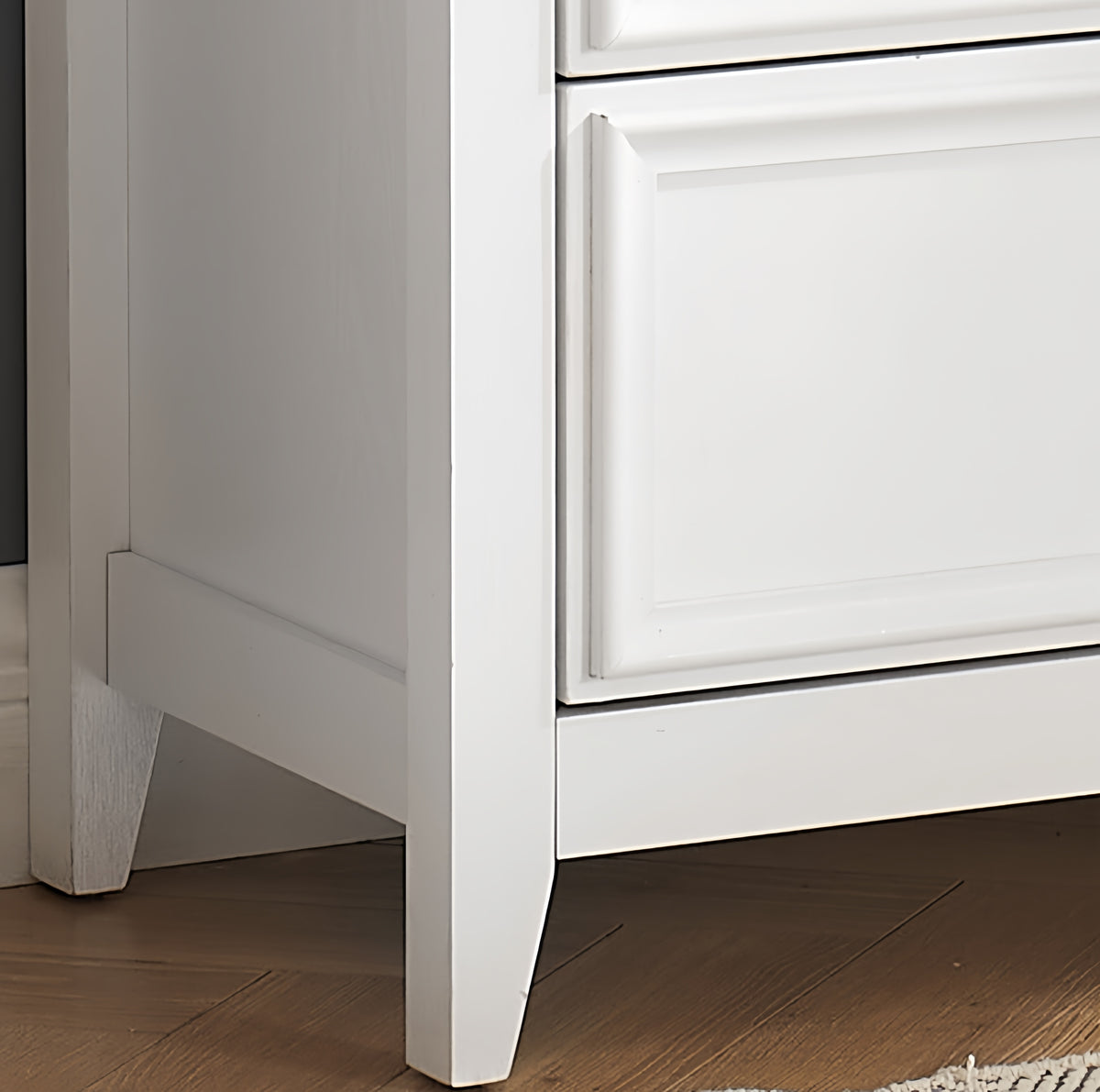 Modern 7 Drawers Dresser 7 Drawers Cabinet,Chest Of Drawers Closet Organizers And Storage Clothes Storage Drawers Cabinet For Living Room, Farmhouse Dresser Organizer White White Mdf