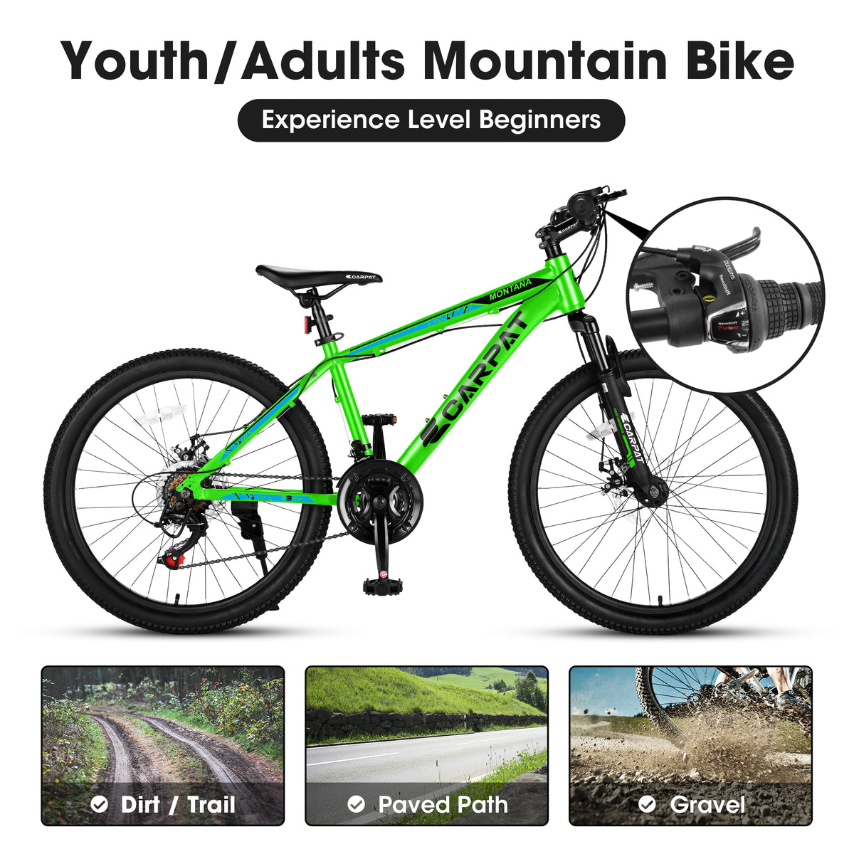 A24299 Green Black Green Aluminium