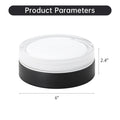 Small Size Flush Mount Ceiling Light 24W Glass Lampshade 2700K Ceiling Light Fixture For Bedroom Kids Room Black Glass,Metal