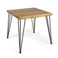 Zion Industrial Wood And Metal 32.5 Teak Wood