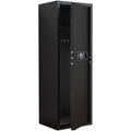 Heavey Duty,Large Size 5 8 Gun,Black Cabinet With Electronic Password Keypad Lock,Unassembled Metal Rifle Security Cabinet Safe Locker Black Steel