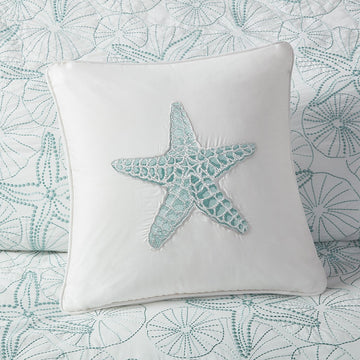 Square Pillow White 16X16" White Cotton