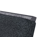 Ariya Dark Grey Bar Stools Solid Dark Grey Dining Room Foam Wipe Clean Contemporary Bar Stools Rubberwood Tufted Back 1 Rubber Wood