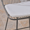 Niez Counter Stool Grey Ivory Iron