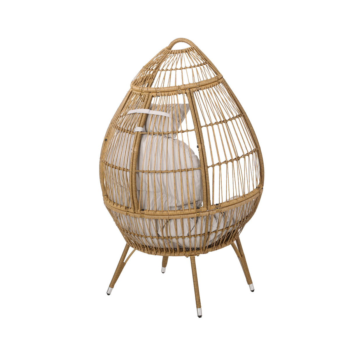 Serina Teardrop Chair Natural Iron