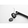 2 Pack Bathroom Paper Towel Holder Wall Mount Matte Black Stainless Steel