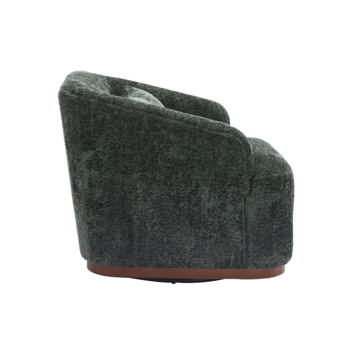 Coolmore Swivel Barrel Chair, Comfy Round Accent Sofa Chair For Living Room, 360 Degree Swivel Barrel Club Chair, Leisure Arm Chair For Nursery, Hotel, Bedroom, Office, Lounge Emerald Boucle Emerald Primary Living Space Foam Boucle