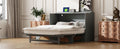Queen Size Murphy Bed With Large Drawer,Usb Ports And Outlets,Gray Queen Gray Plywood
