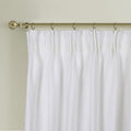Newport Blackout Curtains For Bedroom, Linen Curtains For Living Room, Window Curtains, Room Darkening Curtains 84 Inches Long, Soft White Soft White Linen