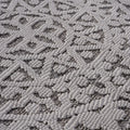 6X9 Gray White Medallion Indoor Outdoor Area Rug Grey White Polypropylene