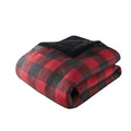 Faux Wool To Faux Fur Down Alternative Comforter Set King Multicolor Polyester