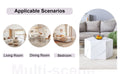Modern Mdf Coffee Table, With Complex Texture Patterns, Style And Texture Coffee Table To Redefine Your Interior Decoration And Enhance Your Living Space, Stylish And Durable Design White Mdf