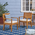 Nestor Dining Chair, Beige Natural Acacia Wood