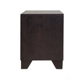 Madison Espresso Finish Nightstand Espresso Synthetic Wood